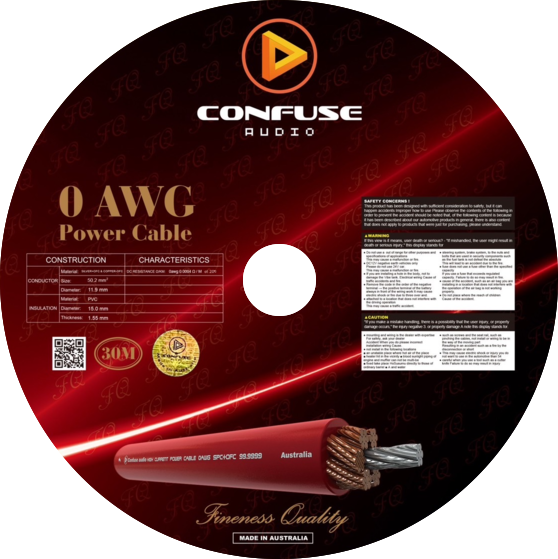 0 AWG / Power Cable