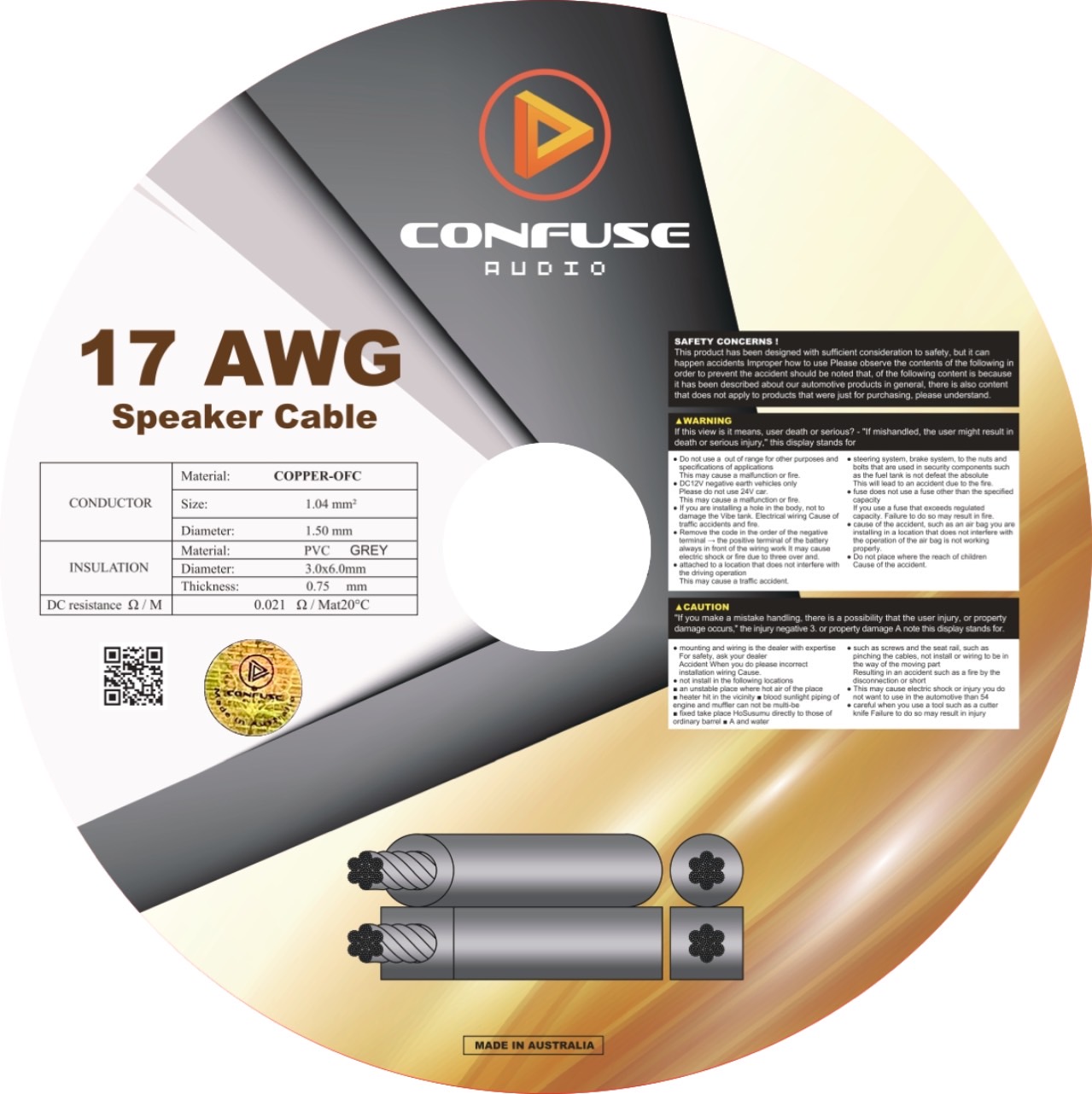 17 AWG / Speaker Cable