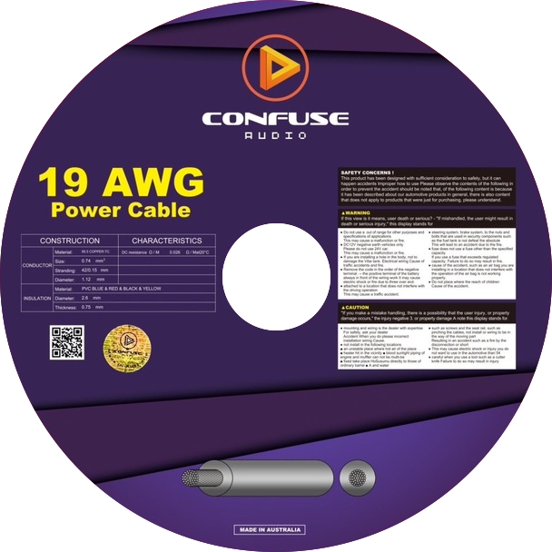 19 AWG / Power Cable